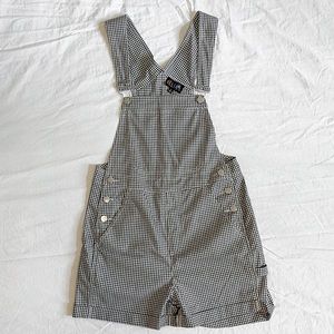 Delias by Dolls Kill Checkered Shortalls